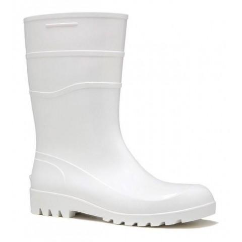Bota PVC cano curto branca - Kadesh (42)